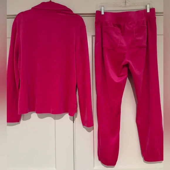 Lilly Pulitzer Velour Set Size Large - Picture 6 of 11